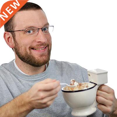 Novelty Toilet Ceramic Mug With Handle 00ml Coffee Tea Milk