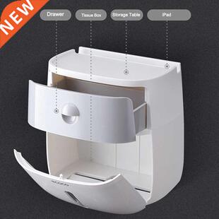 Waterproof Tissue Toilet Roll Paper Holder Bathroom Wall-mo