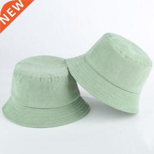 Blnk Corduroy Bucket Ht For Women Spring utumn Plin Men