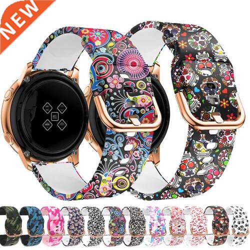 20mm 22mm 18mm Silicone Strap For Samsung Galaxy Watch Gear