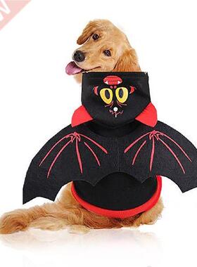 Pet Cat Clothes Funny Bat Wings Costumes Halloween Party