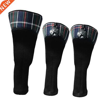 3Pcs Golf Club Headcovers Numbered 1, 3, 5,7, X, Fits