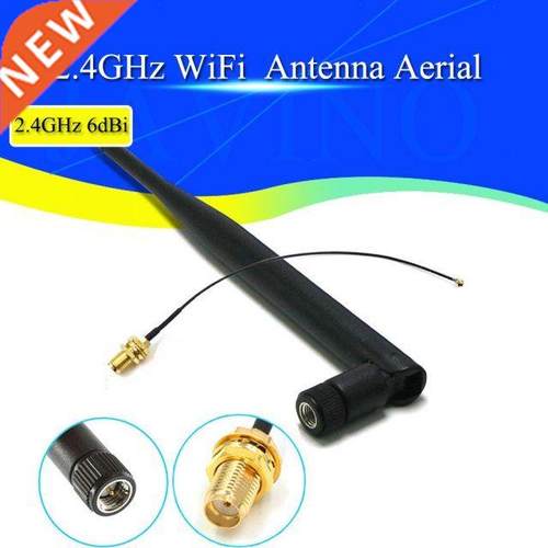2.4GHz 6dBi WiFi 2.4g Antenna Aerial RP-SMA Male wireless ro