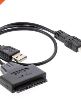 USB 2.0 To SATA 7+15 Pin 22Pin Adapter Cable For 2.5&quo