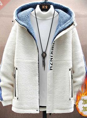 2022 New Men Winter Fleece Jacket Parka Coat Men Spring Casu