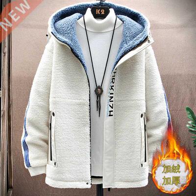2022 New Men Winter Fleece Jacket Parka Coat Men Spring Casu