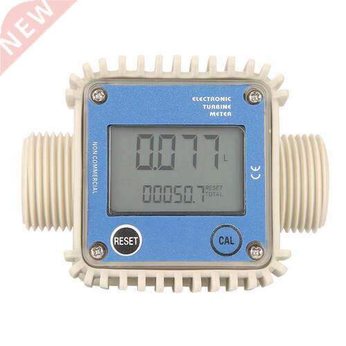 K24 LCD Turbine Digital Fuel Water Hose Flow Meter Widely Us