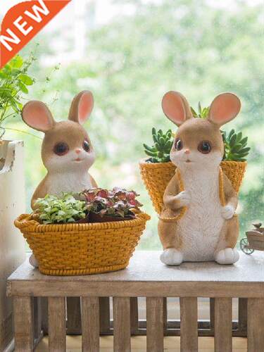 Cute Rabbit Succulent Flower Pot Creative Personality