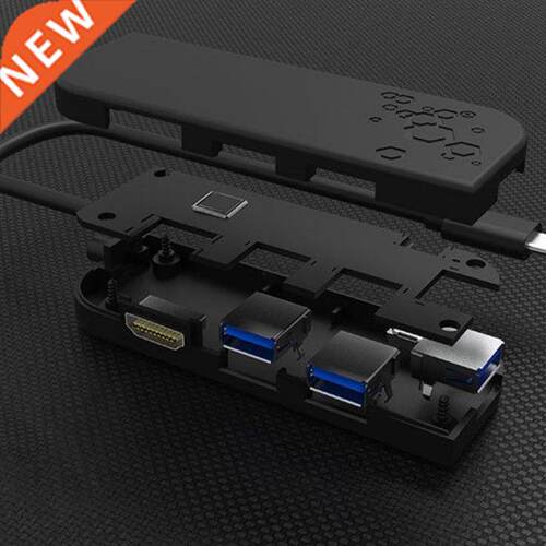 K1KF Multi-Function USB Hub 5 in 1 USB3.0 Type C Splitter Ad