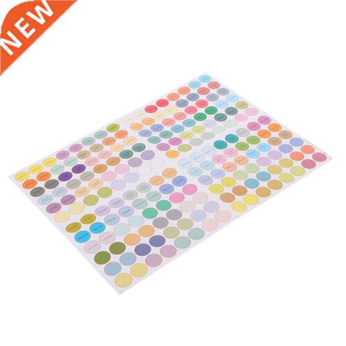 Rounded Tag Stickers Adhesive Oil Bottle Decals Labels For