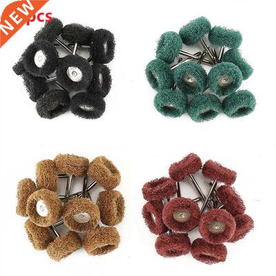 40pcs Mini Drill Abrasive Brush Nylon Buffing Polishing Whee