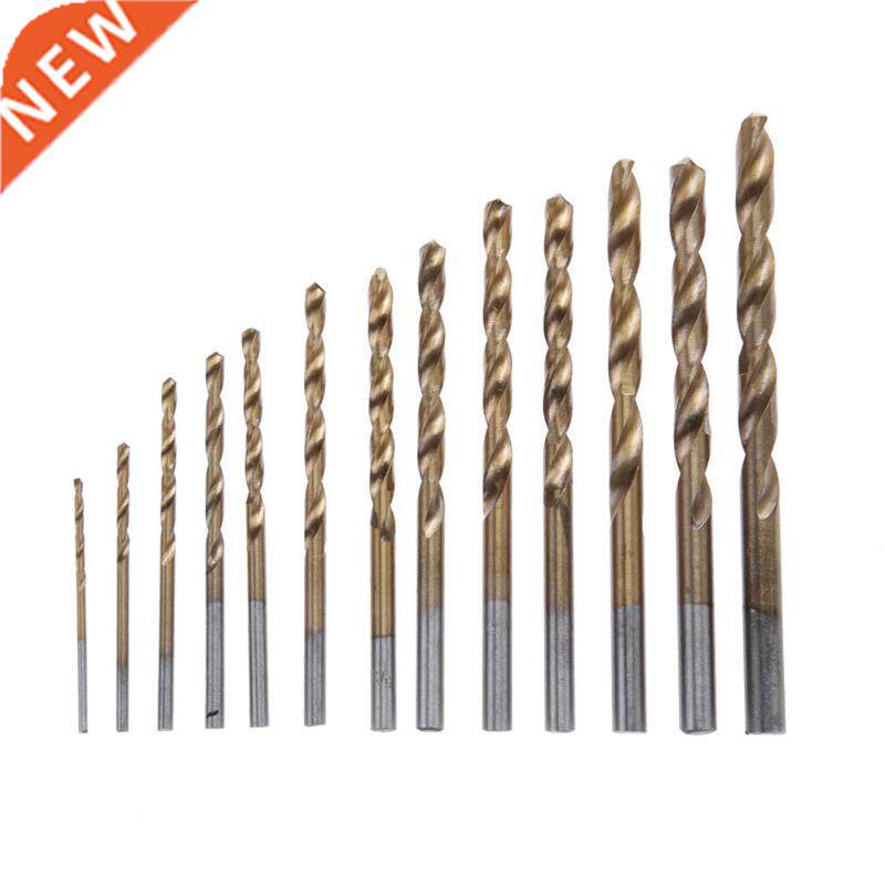 13pcs metric system twist drill bits set hss change drilling