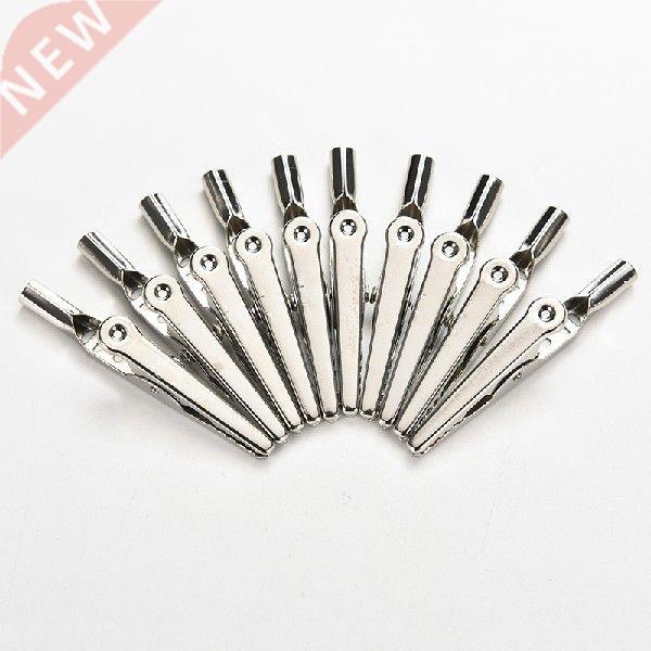 10pcs/lot Insulated Crocodile Clips Cable Lead Testing