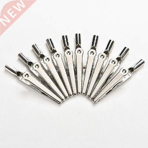 10pcs/lot Insulated Crocodile Clips Cable Lead Testing