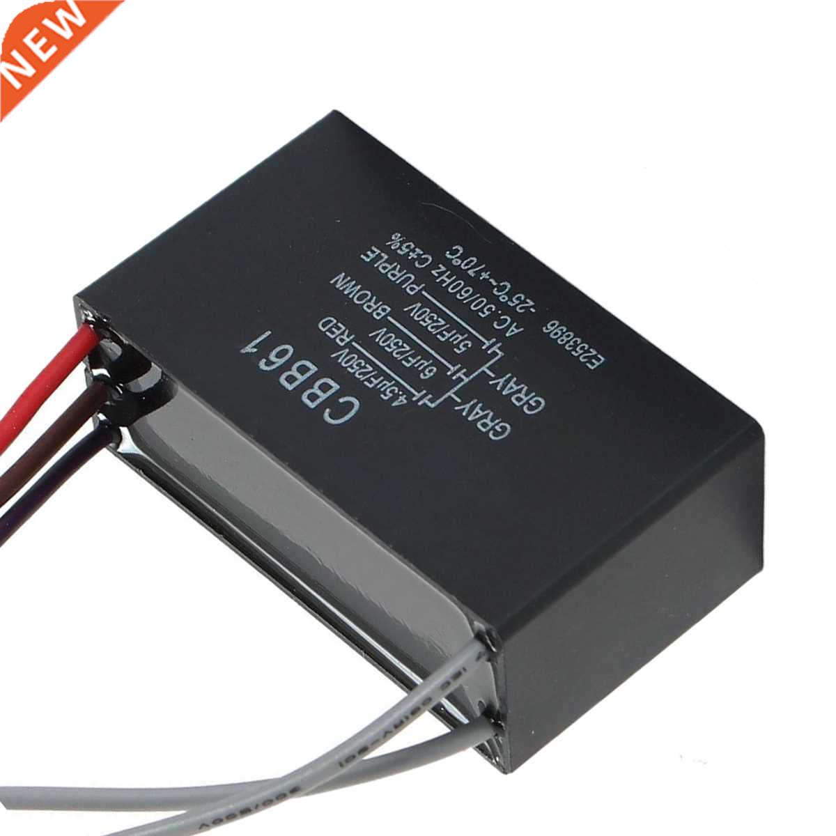 CBB61 Capactor 4.5uF+6uF+5uF 5 Wres 135mm 250VAC 50/60Hz M