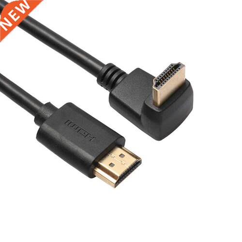 90 Degree HDMI Male To HDMI Male Cale Support 3D 1M/1.8M/3M