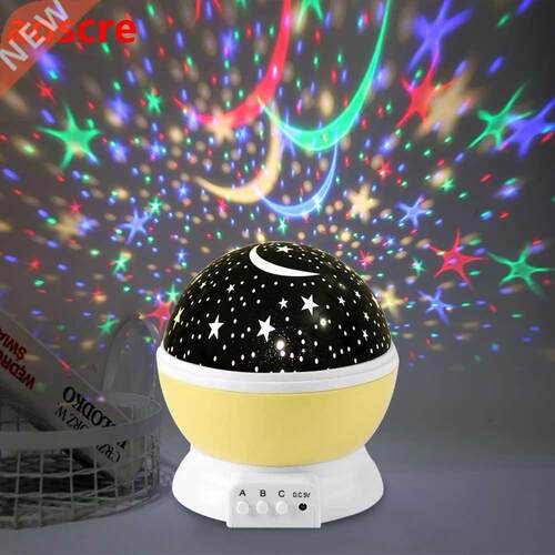 2.5W LED Starry Sky Children Bedroom Decor Projection Lamp R