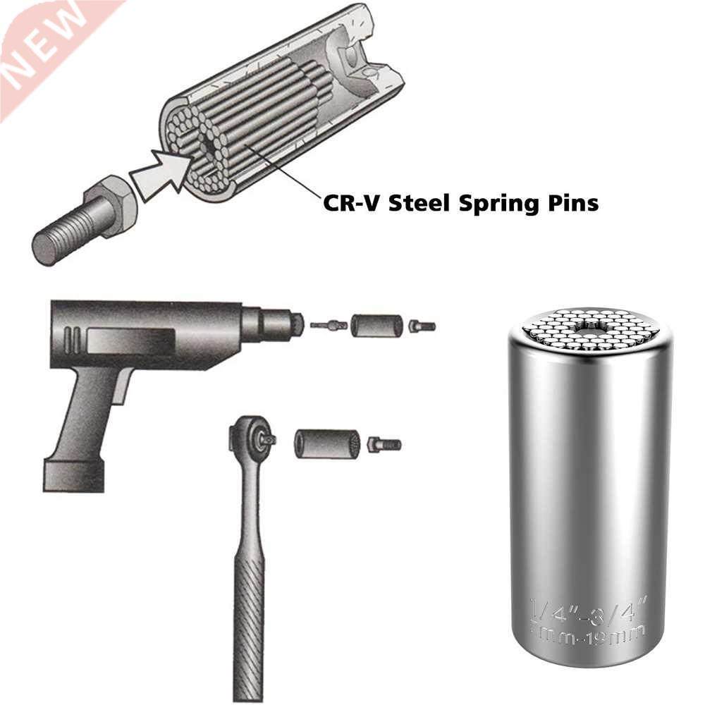 Universal Hardware Torque Wrench Head Set Socket Sleeve In W