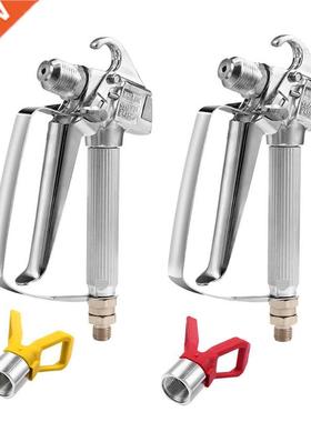 600 PSI Airless Paint Spray Gun Pressure Sprayers Spraying