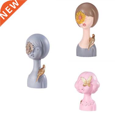 Nordic Cute Girls Resin Accessories Home Livingroom Desktop