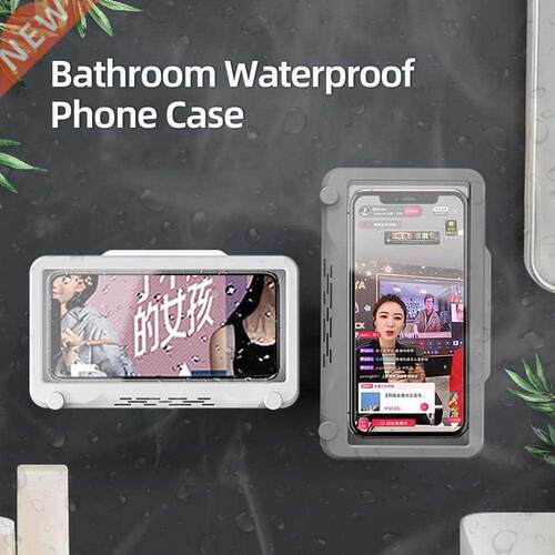 Touch Screen Practical Shower Mobile Phone Box with Hook Du