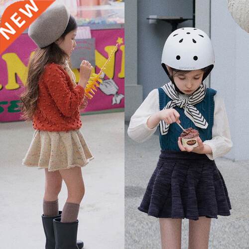 Chidlren Knitted Sweaters Skirts 2022 Autumn Winter Brand Wa