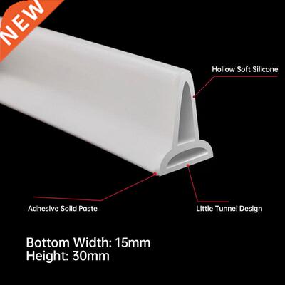 Toilet Bathroom Water Retaining Strips Shower Room Wet Dry S