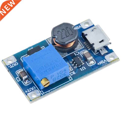 1PCS DC-DC Adjustable Boost Module 2A DC DC Boost Step up Co