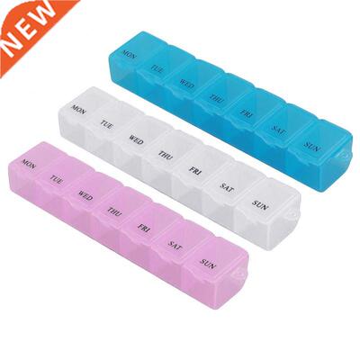Weekly 7 Days Pill Medicine Box Holder Organizer 7Slot Healt