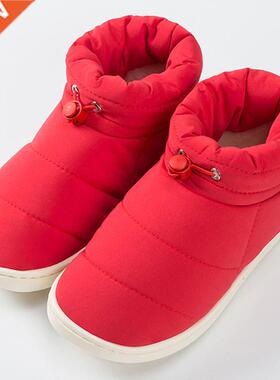 Soft New Style Women's Down Shoes Winter Warm Snow Boots Wom