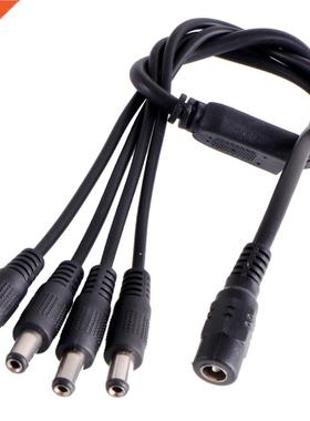 5PCS 12V DC Terminals CCTV Security Camera 2.1mm 1 to 4 Port