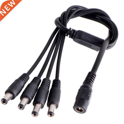 5PCS 12V DC Terminals CCTV Security Camera 2.1mm 1 to 4 Port