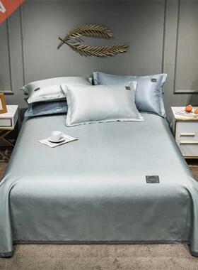 2022 Newest Products Pure Color Embroidered ice Silk Mat Bed