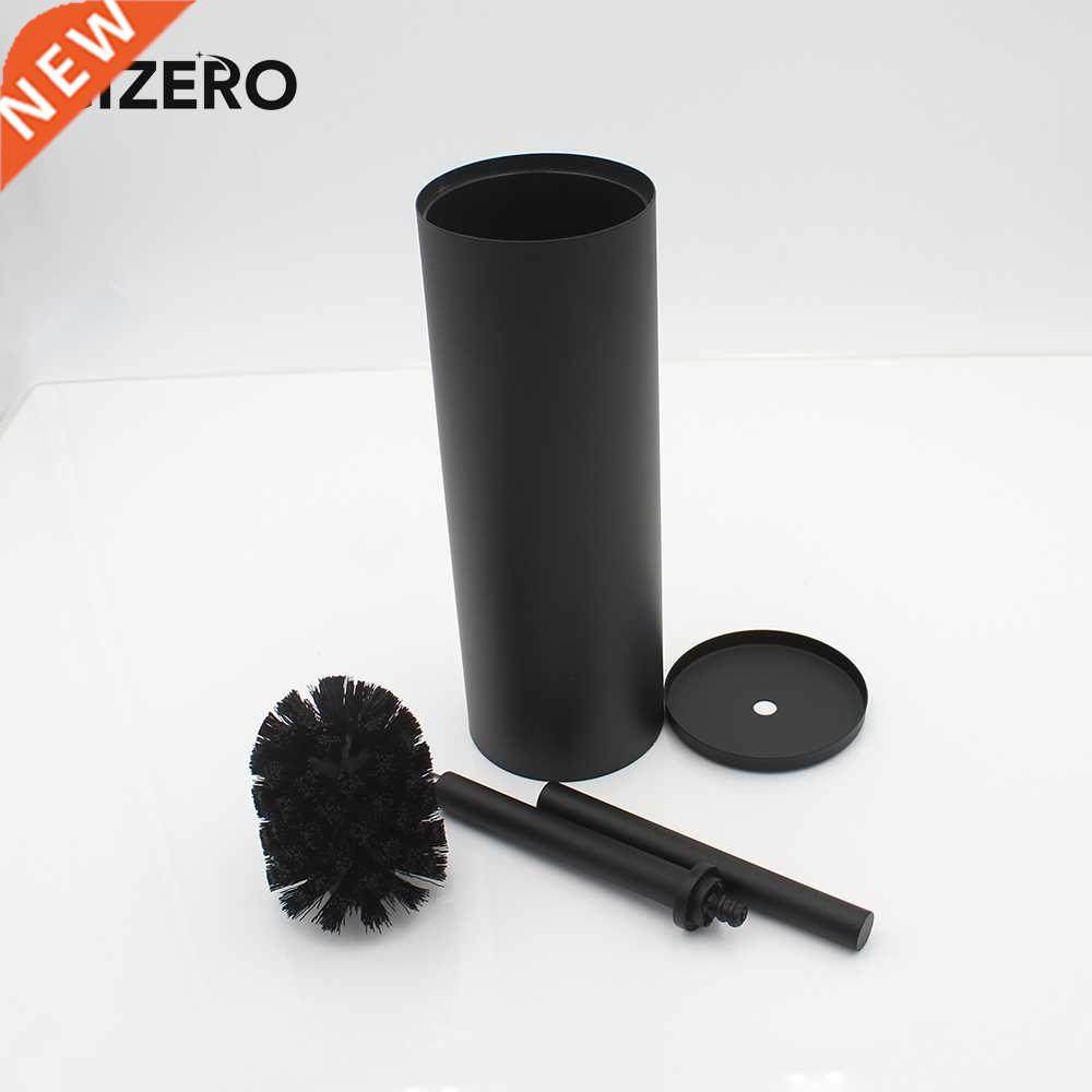 matt black toilet brush holder stainless steel cleaning tool