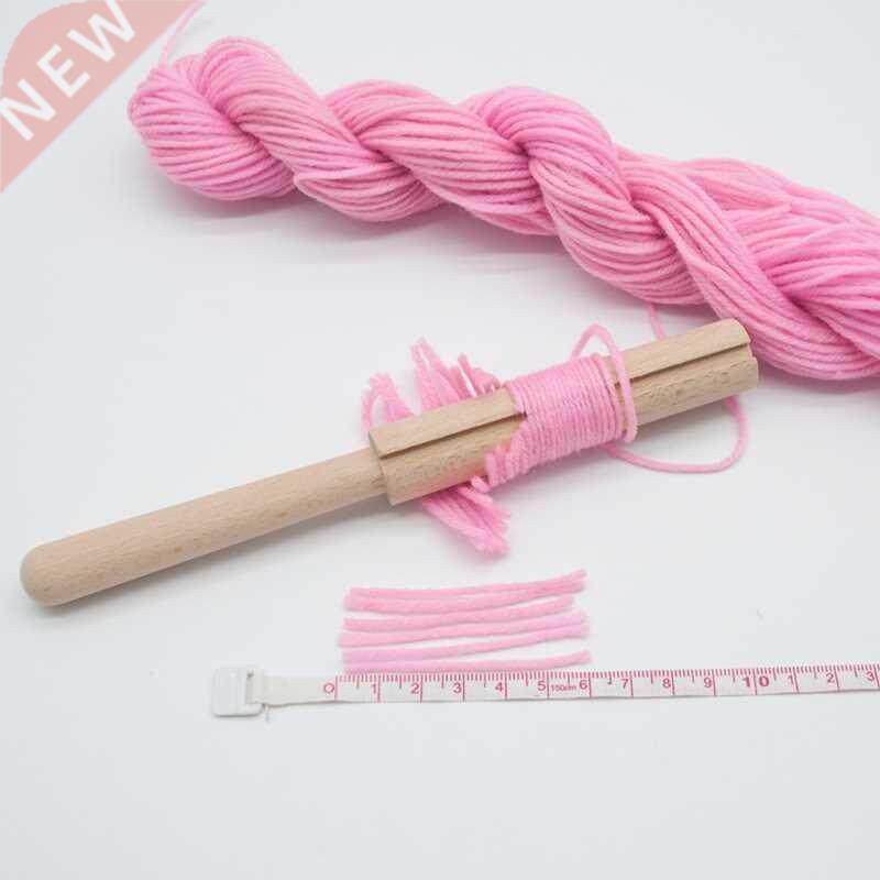 Wooden Latch Hook Crochet Yarn Cutter Tool for Tapestry Carp