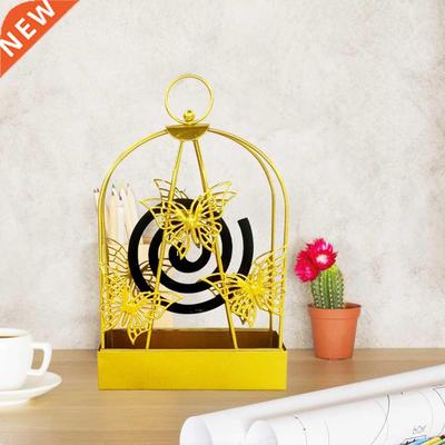 Nordic Style Birdcage Shaped Stand Metal Iron Mosquito Coil