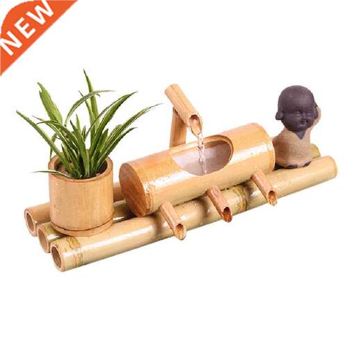 Bamboo Aquarium Water Recycling Feng Shui Decoration Tube