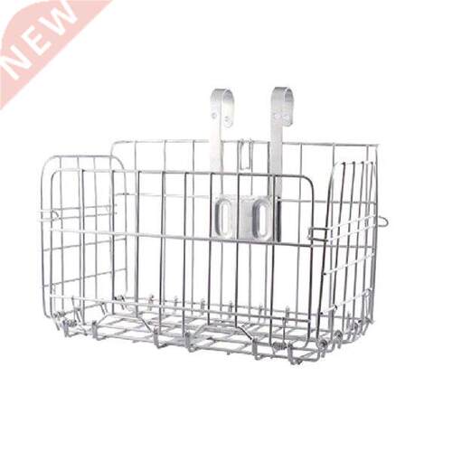 Foldable Bike Basket Bicycle Handlebar Front Rear Bag Metal