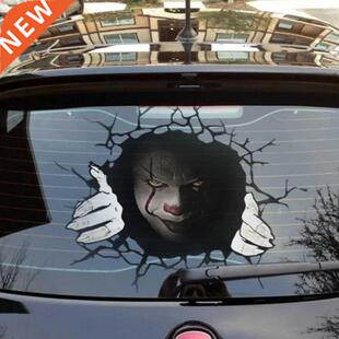 Car Horror Sticker Rear Window Stickers PVC Vinyl Wrap Film