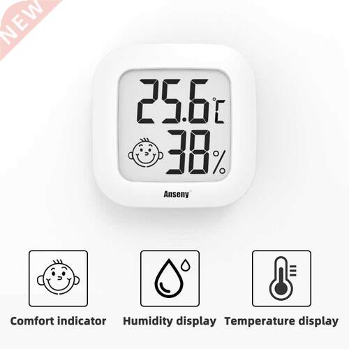 Mini LCD Digital Thermometer Hygrometer Indoor Room Electron