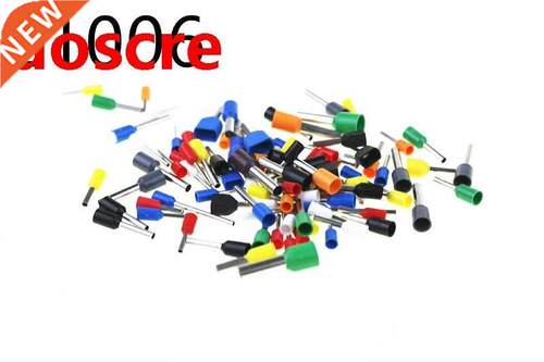 100PCS 18AWG Long Tube Insulated End Terminal Wire Copper Cr