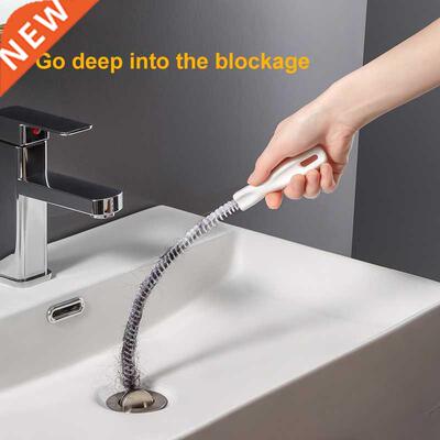 Household multifunctional bendable sewer dredging strip