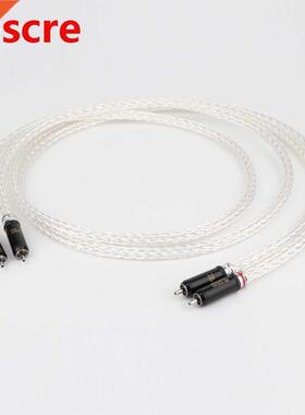 Hi-End 8AG Silver Plated OCC 16 Strands Audio Cale With WT
