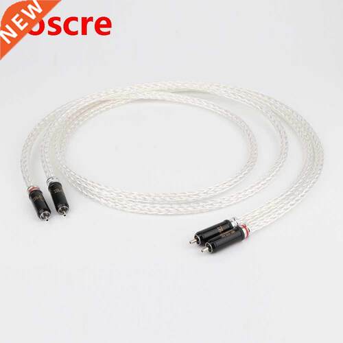 Hi-End 8AG Silver Plated OCC 16 Strands Audio Cale With WT