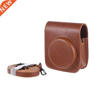 Vintage PU Camera Bag for Fujifilm Instax Mini 90 Instant Fi
