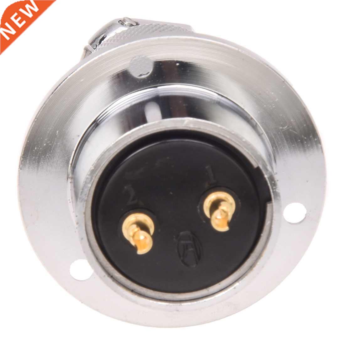 2-Pin Electrical Deck Plug Circular Cable Connector 400V 25A