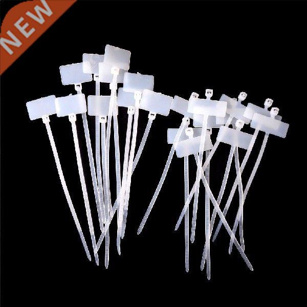 100Pcs/lot Plastic Nylon Mark Tags Label Sticker Cable Zip