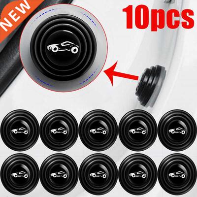 10pcs C Door Hood Trunk Anti-collision Silicone Pad Anti-s