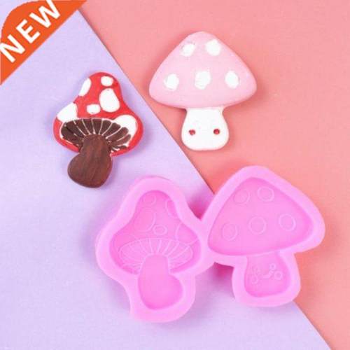 2 Mushroom Fondant Cake Silicone Mold Diy Biscuit Chocolate