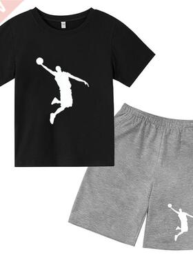 2022 Summer Basketball Team Print Children's T-Shirt Suit Sh